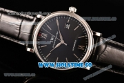 IWC Portofino Automatic Miyota 9015 Automatic Steel Case with Black Dial and Stick Markers