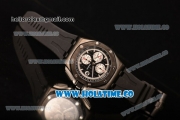 Audemars Piguet Royal Oak Offshore Chrono Clone AP Calibre 3126 Automatic PVD Case with Black Dial and White Stick Markers (EF)