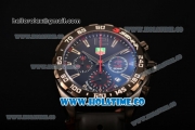 Tag Heuer Formula 1 Miyota OS20 Quartz PVD Case with Silver Stick Markers and Black Dial