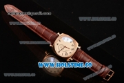 Vacheron Constantin Historiques American Asia Automatic Rose Gold Case with White Dial and Black Arabic Numeral Markers