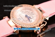 Cartier Pasha C Swiss Quartz Rose Gold Case with Diamonds Bezel and Pink Dial