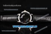 Jaeger-LECoultre Master Swiss ETA 2824 Automatic Steel Case with Black Dial and Silver Stick Markers