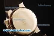 Ulysse Nardin Maxi Marine Chronograph Miyota OS20 Quartz Steel Case with Black Dial and Black Rubber Strap