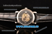 Vacheron Constantin Malte Asia Automatic Steel Case with Black Skeleton Dial and Silver Roman Numeral Markers