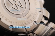 Raymond Weil Nabucco Swiss Valjoux 7750 Automatic Movement Black Dial with Stick Markers and Two Tone Strap