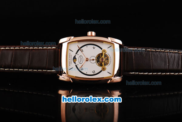 Parmigiani Kalpa XL Tourbillon Automatic Rose Gold Case with White Dial - Click Image to Close