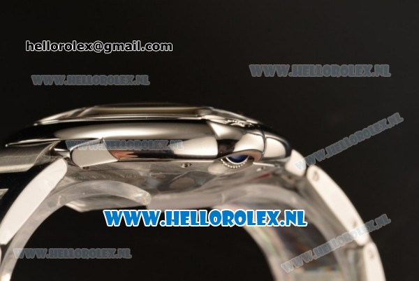 Cartier Ballon Bleu De 9015 Auto Steel Case with White Dial and Steel Bracelet - Click Image to Close