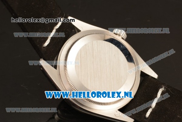 Rolex Explorer 2813 Auto Steel Case with Black Dial and Black Nylon Strap - Click Image to Close