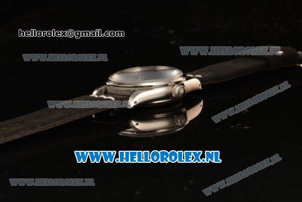 Rolex Explorer Cartier 2813 Auto Steel Case with Black Dial and Black Nylon Strap - Click Image to Close