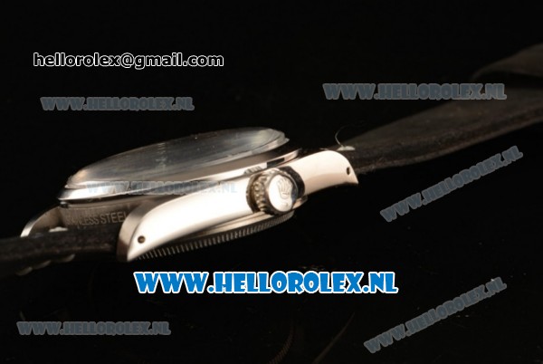Rolex Explorer Cartier 2813 Auto Steel Case with Black Dial and Black Nylon Strap - Click Image to Close