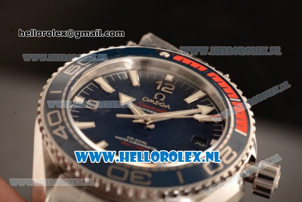Omega Seamaster Planet Ocean Master 8900 Auto Steel Case with Blue Dial and Steel Bracelet (EF) - Click Image to Close