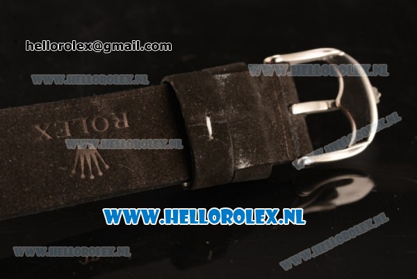 Rolex Daytona Vintage Chronograph OS20 Quartz Steel Case with White Dial and Black Nylon Strap - Click Image to Close