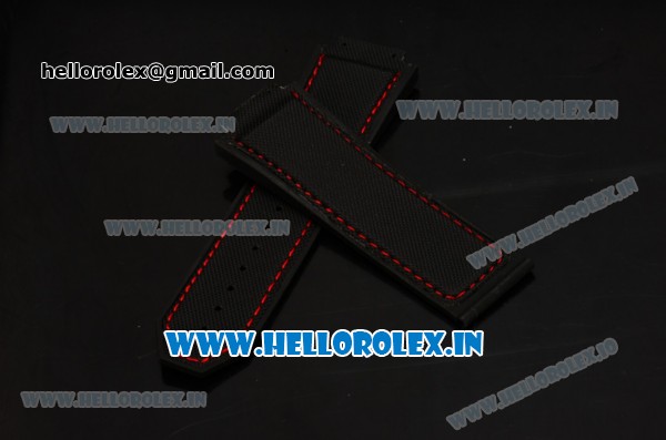 Hublot 24mm Black Rubber Strap - Click Image to Close