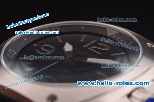 Bell & Ross BR 02 Automatic Movement Sliver Case with Black Dial and White Marking - Click Image to Close