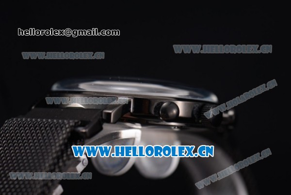Junghans Max Bill Chronoscope Miyota OS10 Quartz PVD Case/Bracelet Black Dial and Arabic Number/Stick Markers - Click Image to Close