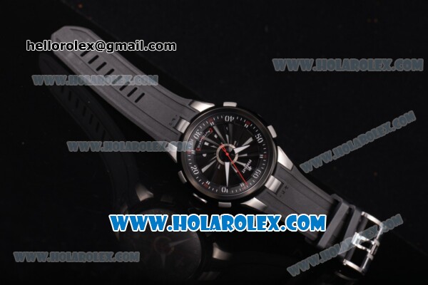Perrelet Turbine XL Toxic Asia Automatic Steel Case with PVD Bezel and Black/White Rotating Dial - Click Image to Close