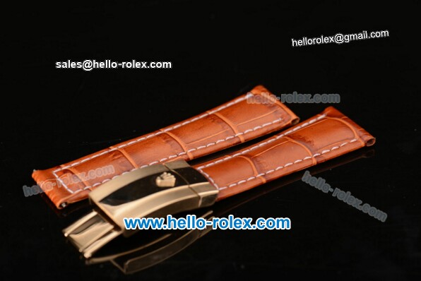Rolex Daytona Brown Leather Strap - Click Image to Close