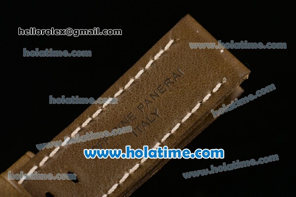 Panerai Leather Strap - Brown Color - Click Image to Close