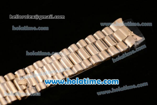 Rolex 16MM Rose Gold Strap - Click Image to Close
