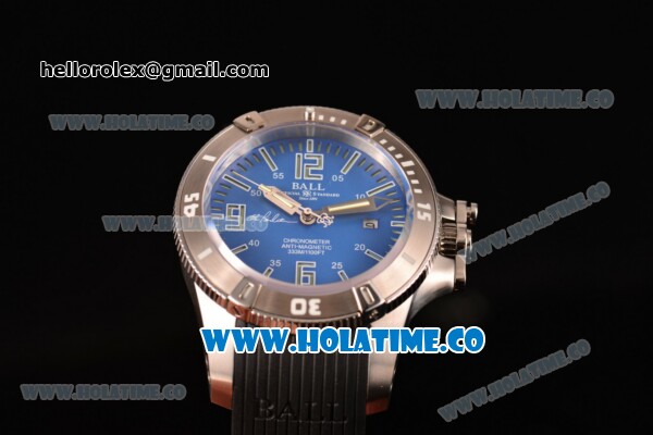 Ball Engineer Hydrocarbon Spacemaster Captain Poindexter Miyota 8215 Automatic Steel Case with Blue Dial and Stick/Arabic Numeral Markers - Click Image to Close