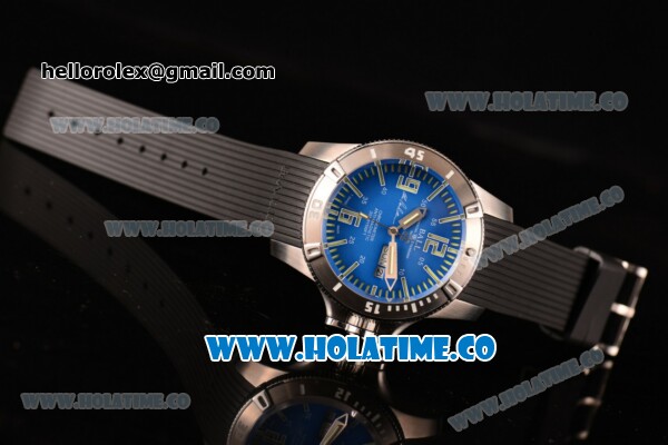 Ball Engineer Hydrocarbon Spacemaster Captain Poindexter Date-Day Miyota 8205 Automatic Steel Case with Blue Dial and Stick/Arabic Numeral Markers - Click Image to Close
