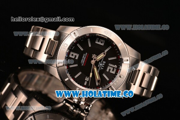 Ball Engineer Hydrocarbon Spacemaster Miyota 8215 Automatic Steel Case with Black Dial and White Arabic Numeral/Stick Markers (YF) - Click Image to Close