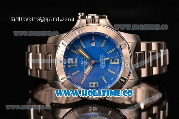 Ball Engineer Hydrocarbon Spacemaster Miyota 8215 Automatic Steel Case with Blue Dial and Arabic Numeral/Stick Markers (YF) - Click Image to Close