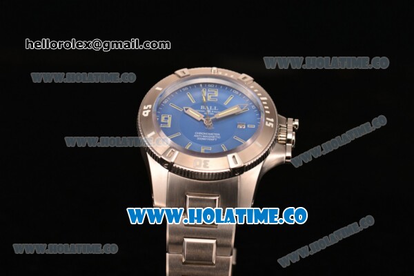 Ball Engineer Hydrocarbon Spacemaster Miyota 8215 Automatic Steel Case with Blue Dial and Arabic Numeral/Stick Markers (YF) - Click Image to Close