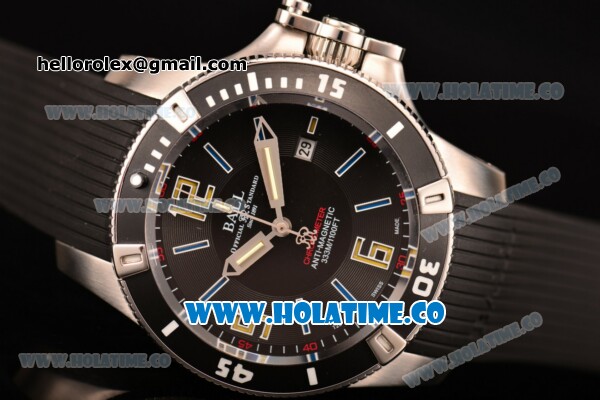 Ball Engineer Hydrocarbon Spacemaster Miyota 8215 Automatic Steel Case with Black Bezel and Blue Markers - Click Image to Close