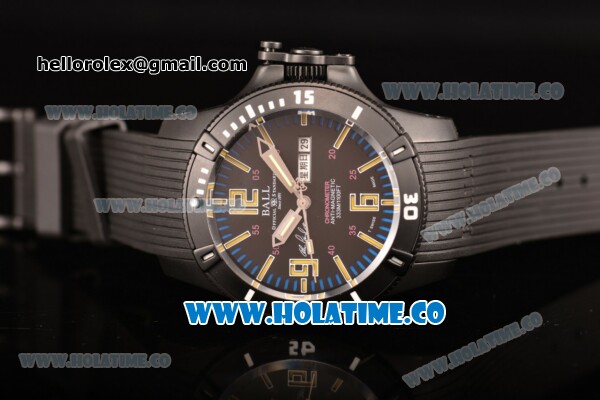 Ball Engineer Hydrocarbon Spacemaster Captain Poindexter Miyota 8205 Automatic PVD Case with Black Dial and Stick/Arabic Numeral Markers - Click Image to Close