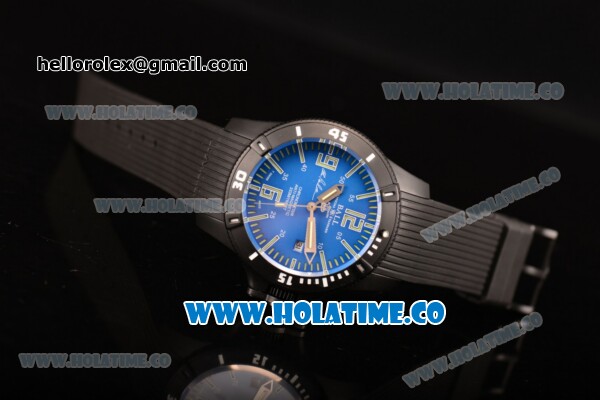Ball Engineer Hydrocarbon Spacemaster Captain Poindexter Miyota 8215 Automatic PVD Case with Blue Dial and Stick/Arabic Numeral Markers - Click Image to Close