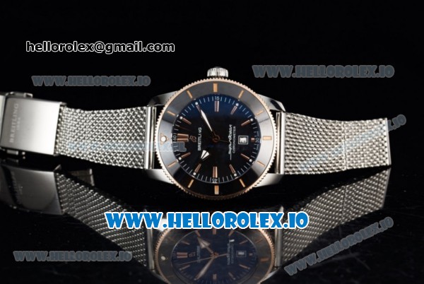 Breitling SuperOcean Heritage Swiss ETA 2824 Automatic Steel Case Blue Dial With Stick Markers Steel Bracelet (JH) - Click Image to Close