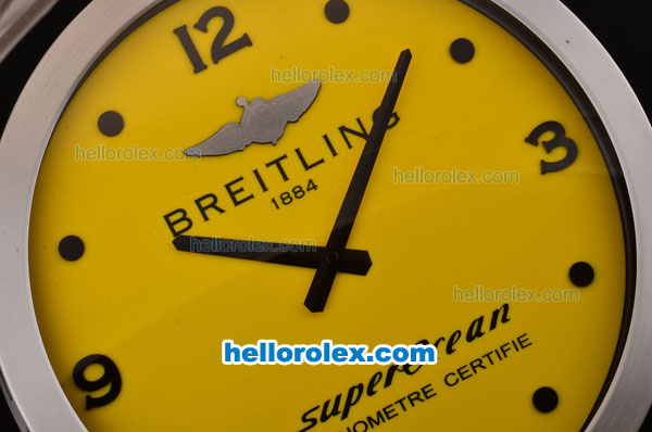 Breitling SuperOcean Swiss Quartz Wall Clock - Click Image to Close