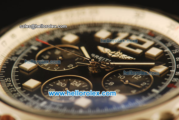 Breitling Chronospace Automatic Full Steel with Black Dial - Click Image to Close