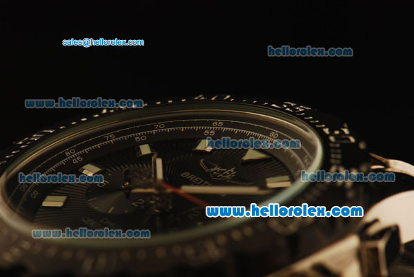 Breitling Skyracer Automatic Movement PVD Bezel with Black Dial-Full Steel - Click Image to Close