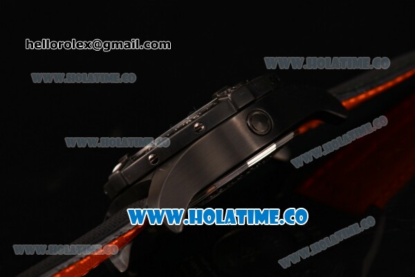 Breitling Avenger Skyland Chrono Swiss Quartz PVD Case with Black Dial and Green/Black Nylon Strap - Click Image to Close