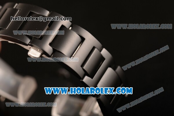 Cartier Rotonde De Miyota Quartz PVD Case/Bracelet with Brown Dial - Click Image to Close