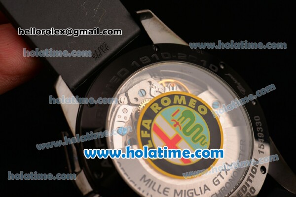 Chopard Mille Miglia GT XL Chrono Alfa Romeo Swiss Valjoux 7750-SHG PVD Case Black Dial 1:1 Original (Noob) - Click Image to Close