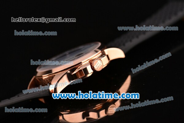 Chopard Mille Miglia Gran Turismo XL Miyota OS2035 Quartz Rose Gold Case with Black Dial and Stick/Arabic Numeral Markers - Click Image to Close