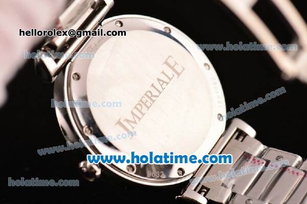 Chopard Imperiale Swiss ETA 2824 Automatic Steel Case with White Dial and Steel Strap - 1:1 Original - Click Image to Close