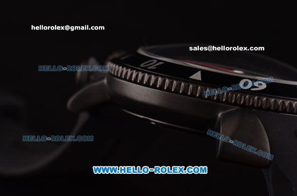 Gaga Milano Chrono 48 Miyota OS20 Quartz PVD Case with Silver Dial and Black Numeral Markers - Click Image to Close