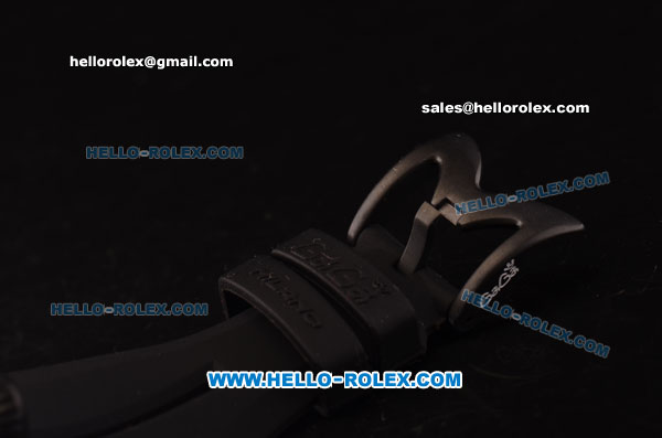 Gaga Milano Chrono 48 Miyota OS20 Quartz PVD Case with Silver Dial and Black Numeral Markers - Click Image to Close