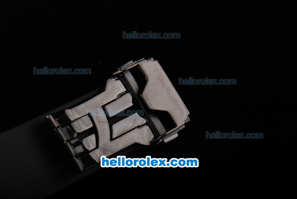 Hublot Big Bang Aero Bang Swiss Valjoux 7750 Automatic Movement Ceramic Case with Titanium Bezel and Black Dial - Click Image to Close