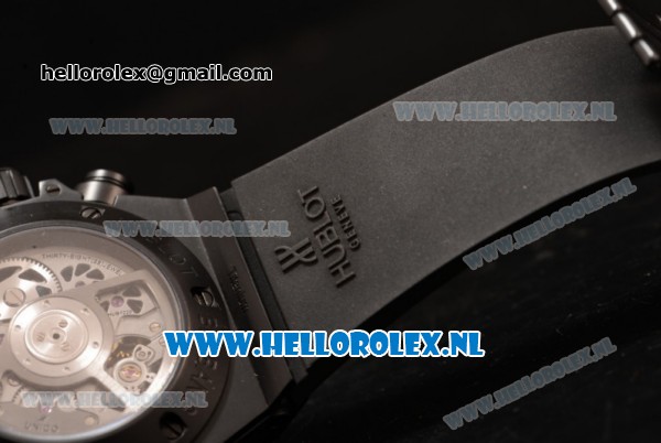 Hublot Big Bang Unico Chrono Swiss Valjoux 7750 Automatic PVD Case with Skeleton Dial and Black Rubber Strap - 1:1 Original - Click Image to Close