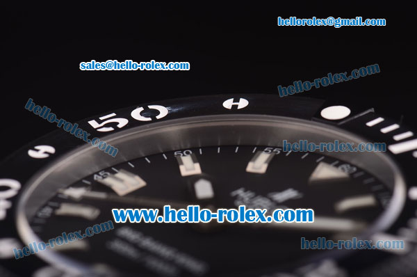 Hublot Big Bang King Swiss Valjoux 7750 Automatic Movement Ceramic Bezel with Black Dial - 1:1 Original - Click Image to Close