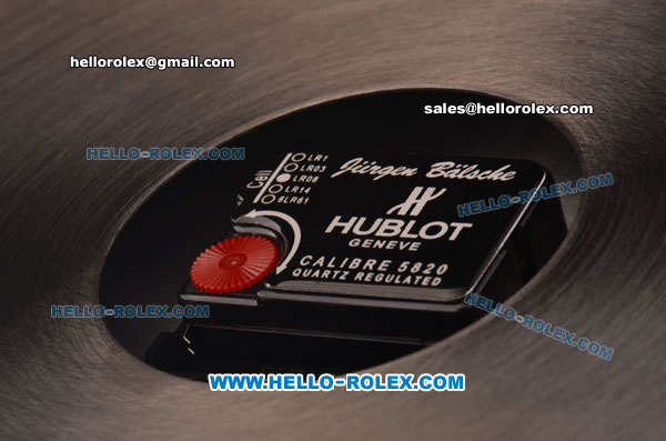 Hublot Big Bang Wall Clock Quartz Steel Case with Black Dial - Click Image to Close