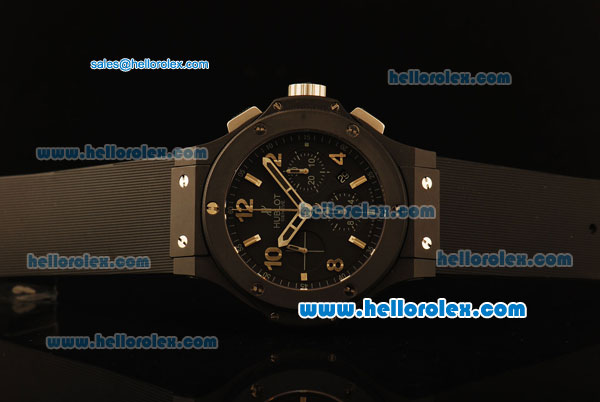 Hublot Big Bang Swiss Valjoux 7750 Automatic Ceramic Case with Ceramic Bezel and Numeral Markers-1:1 Original - Click Image to Close