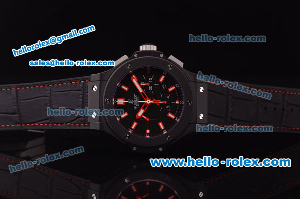 Hublot Big Bang Hub 4100 Full Ceramic Case with Black Dial and Red Markers-1:1 Original - Click Image to Close