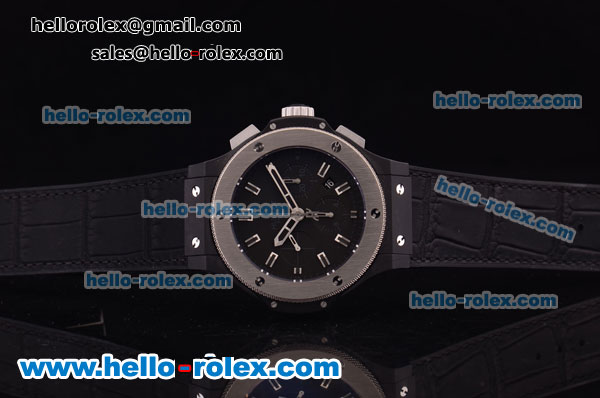 Hublot Big Bang Hub4100 PVD Case with Steel Bezel and Black Dial 1:1 - Click Image to Close
