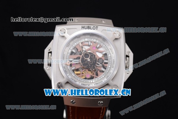 Hublot Masterpiece MP 08 Antikythera Sunmoon Asia 2813 Automatic Steel Case Skeleton Dial Steel Bezel and Stick Markers - Click Image to Close